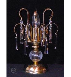 Křišťálová stolní lampa, (š x v): 17 x 31 cm 