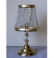 Strassová stolní lampa, (š x v): 19 x 37 cm 