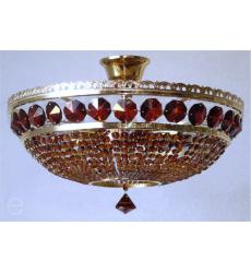 Košové křišťálové svítidlo TOPAZ, (š x v): 45 x 35 cm Košové křišťálové svítidlo TOPAZ, (š x v): 45 x 35 cm