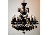 Tereziánský lustr, 8 plamenů, (š x v): 73 x 79 cm BLACK